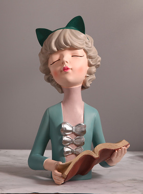 新品创意北欧轻h奢女孩新房桌面摆件客厅房间床头柜装饰网红送女