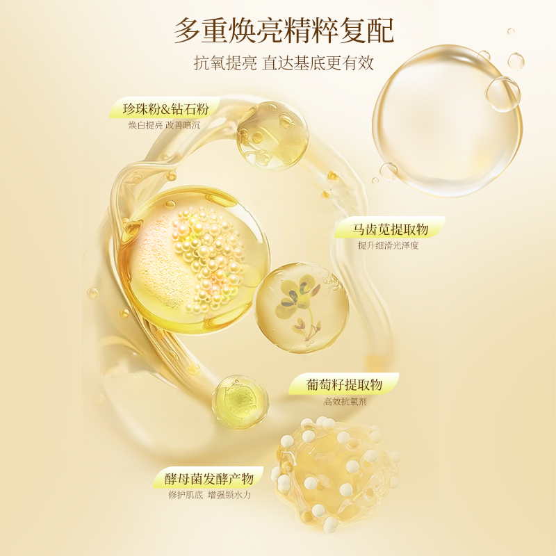 【新升级】韩国黄白色春雨蜂蜜面膜组合补水保湿提亮暗沉正品20片