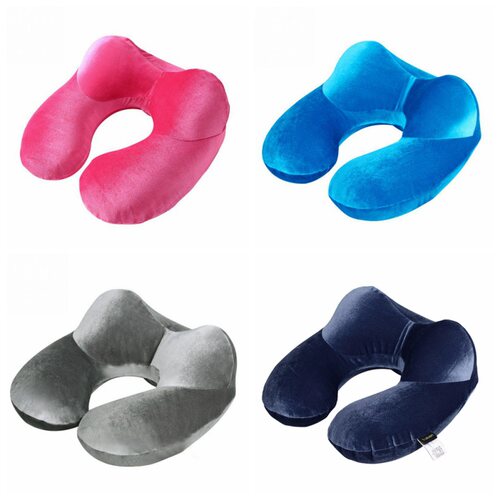 新品U-Shape Travel Pillow for Airplane Inflatable NWeck Pill - 图0