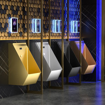 Hotel Stainless Steel Integrated Sense small poop hanging wall-style male toilet urinal Home urinal Urine Hopper