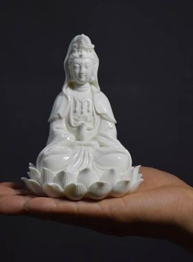 极速l档佛系观安世音汽车高摆件车E载内保平菩萨佛像车饰品家用坐