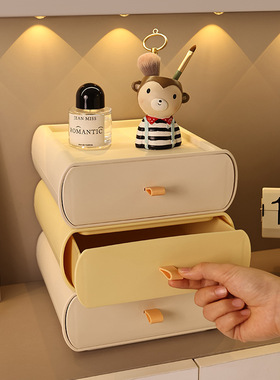 贝汉美奶油风入户玄关收纳盒摆件客厅家居装饰抽屉钥匙严选置物架