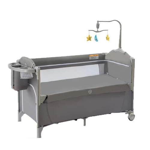 折叠婴儿床宝宝床儿童床拼接大床多功能游戏床移动便携式可折叠 - 图1