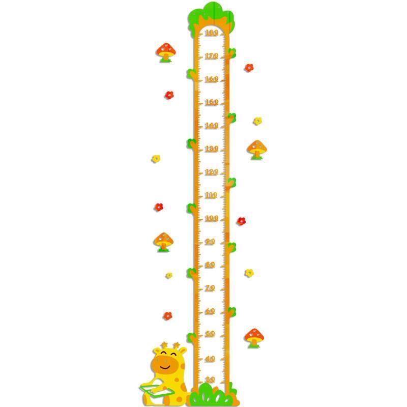 量身高测量墙贴3d立体儿童房间布置卡通自粘小孩宝宝卧室墙面装饰,淘宝优惠券,粉丝福利购,淘宝优惠卷