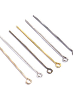 极速200pcs/lot Head Eye Pins 20 25 30 35 40 45 50 mm Ey.e Pi