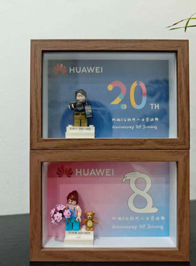 企业纪念品定制相框积木小