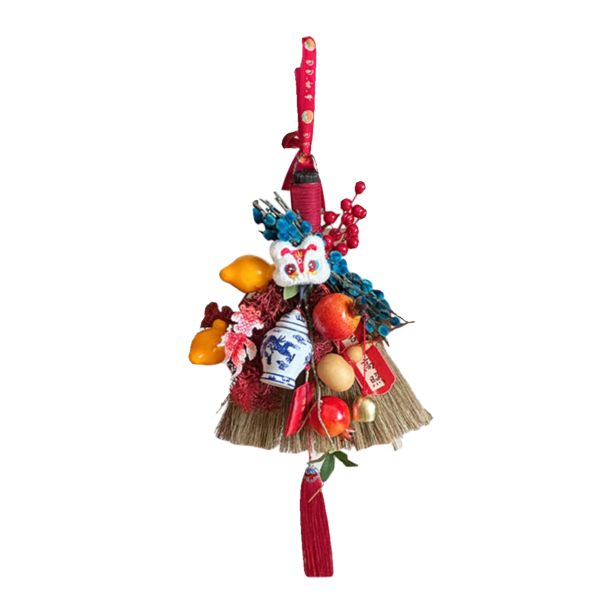 2026迎新年宵花环门挂套餐鲜花花束礼物高档手工花艺礼品挂件装饰,淘宝优惠券,粉丝福利购,淘宝优惠卷