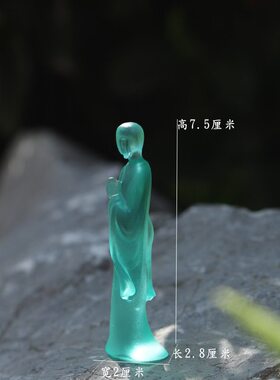 热销禅意小d和尚茶宠摆件居家客厅茶室茶席桌面摆放装饰迷你小僧