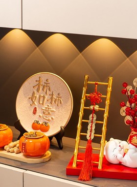 速发福袋招财猫节节高升新钱梯子乔迁新居礼品搬五家物礼新房布置