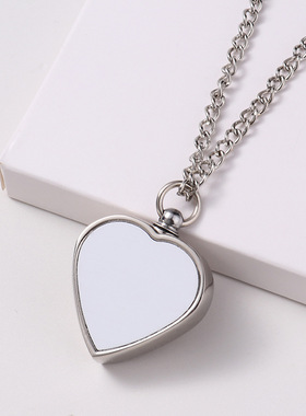 极速Free SHIPPING 10pcs/lot Sublimation Blank NecUklace Orna