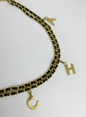 极速Womens Fashion Luxury Designer Belt SplicingT Weave Let