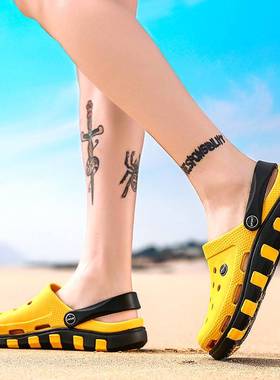 极速2022 Hot Salem Summer Cheap Clogs Men Yellow Men Beach S