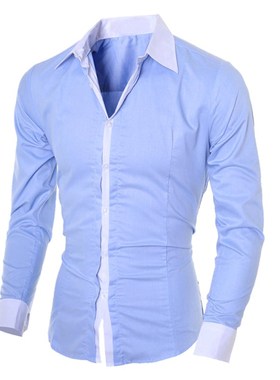 极速Business Black White Shirt Style HFashion Personality Me