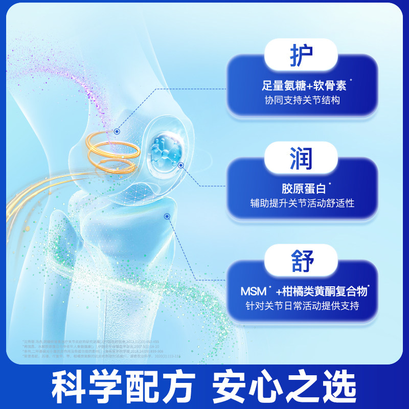 普丽普莱三倍氨糖美国维骨力软骨素氨基葡萄糖骨胶原关节软骨素