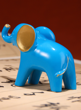 极速全铜大象摆件 《相亲相u爱》铜工艺品 家居饰品 七夕情侣纪念