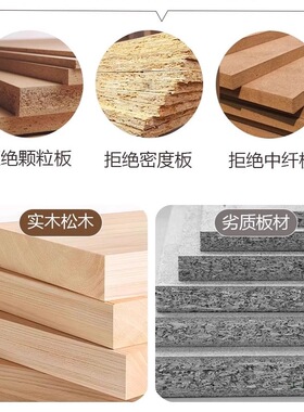 实木格子柜书架落地置物架自由组合书柜储物柜幼儿园一体靠墙收纳