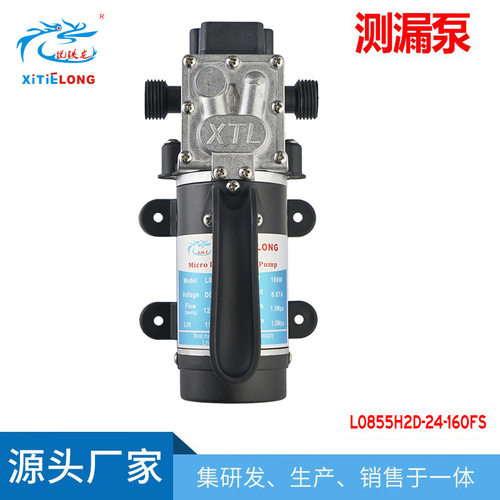 管道试压泵水管检漏测漏泵地暖清洗泵160W打压器压力泵电动隔膜泵 - 图0