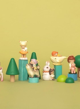 佩德洛白夜童话雨后兔女郎lite桌面摆件潮玩艺术创意礼物可米生活