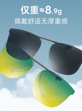 明月京野偏光驾驶眼镜防眩晕