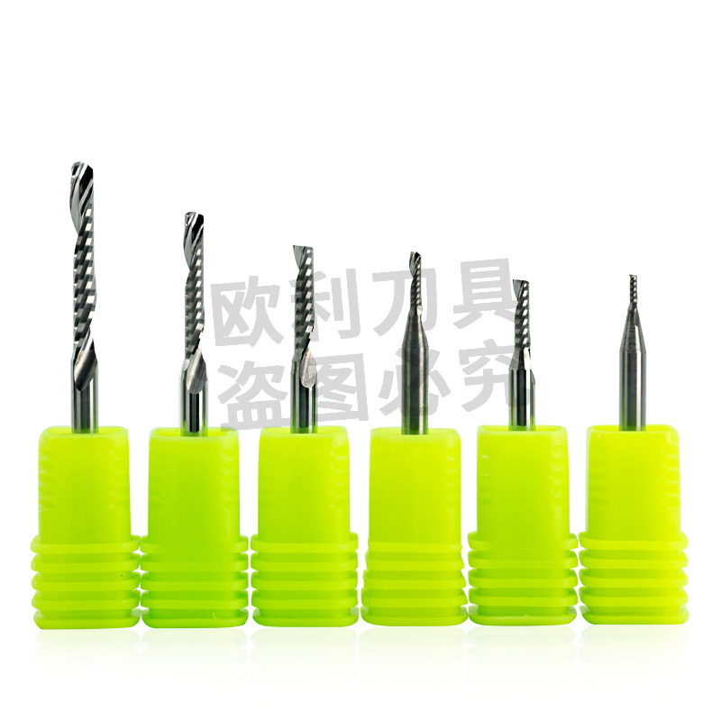 3.175转径3A级进口料单刃螺旋铣刀PVC亚克力密度板PP板实木板铣刀,淘宝优惠券,粉丝福利购,淘宝优惠卷