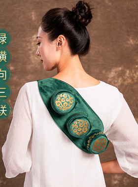 新款滤烟艾灸盒无烟款艾灸布套家用艾灸罐 无烟包艾灸服艾灸器具