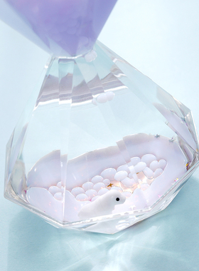 速发创彩海洋水多油漏计时器漏意漂浮油滴沙漏桌面办公室摆件