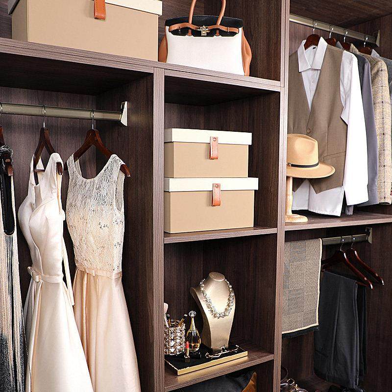简约现代轻奢售楼部样板房衣帽间衣柜软装饰品衣服收纳盒摆件套装 - 图0