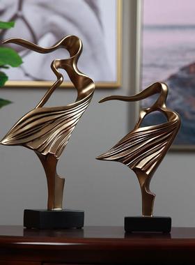 简约现代创意母女摆件酒柜客厅办公室装饰品摆设家居饰品结婚礼物