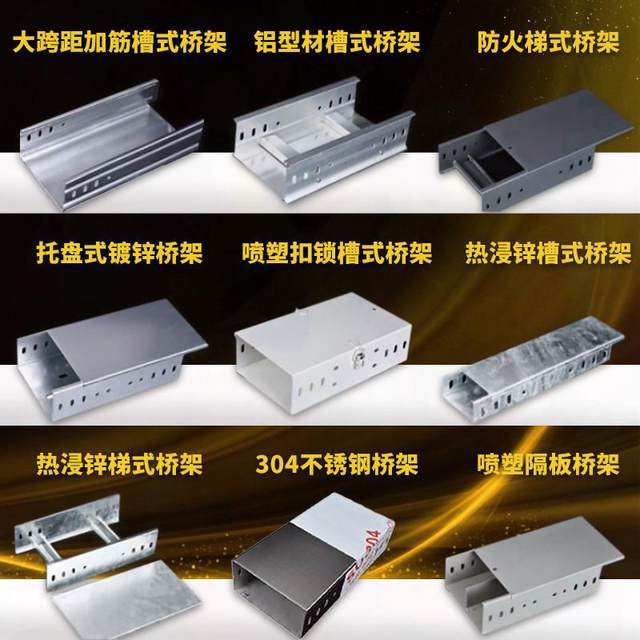 Steel hot-dip galvanized stainless steel aluminum alloy plastic spray fire trough cable tray 300 20010050