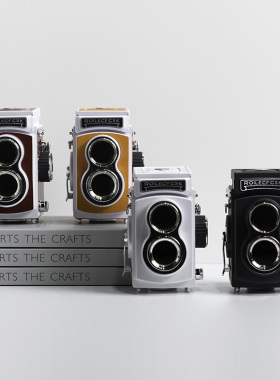 极速装饰推荐轻奢双反复古t相机摆件北欧创意家居酒店样板房客厅