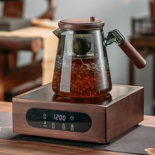 速发飘逸杯泡茶器按压式一键茶水分离杯泡茶神壶胆玻璃内全耐热大 - 图3