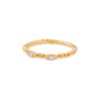 Natural diamond 9K gold ring