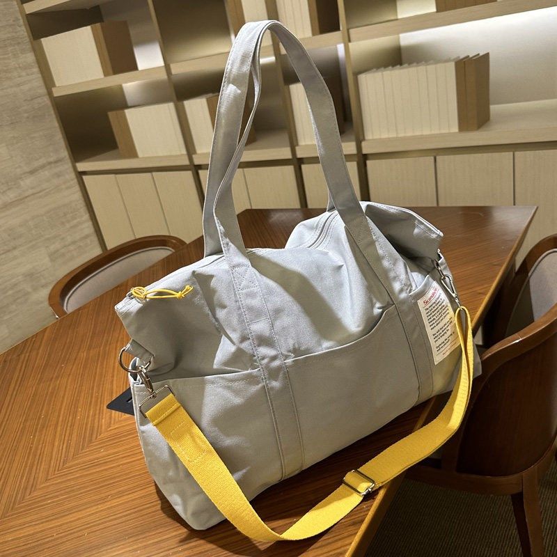 Nylon short-distance travel bag, men's and women's portable shoulder cross-body bag, which can be used as a trolley case, large-capacity luggage bag, sports bag