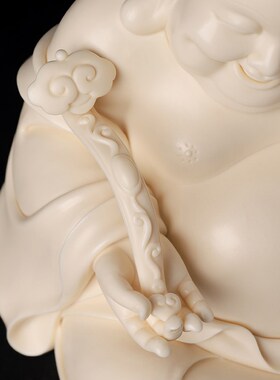 新品万事如意送i礼弥勒佛大师林建平大肚笑弥勒菩萨摆件招财佛像