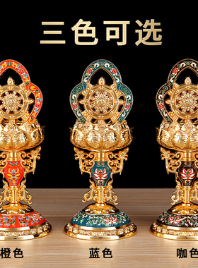 新品藏式八吉祥家用供奉摆件吉祥B八宝组合套装供佛供品佛像尼泊