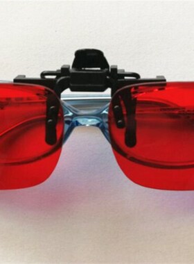 极速以明弱视偏心注视r旁中心注视纠偏远视降度红色滤光片 PC眼