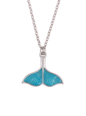 极速10件欧美热卖时尚夜光项链发光鱼尾吊坠创R意项饰厂家直销饰