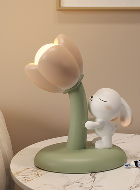 极速郁金香小夜灯实用摆件装饰品女生乔K迁暖居圣诞礼物台灯卧室