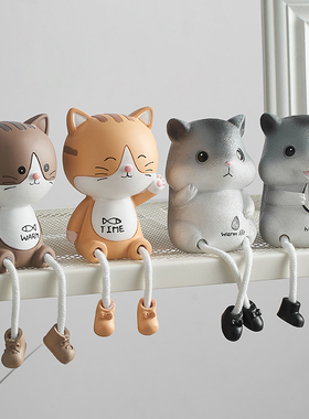 极速北欧ins可爱吊脚娃娃摆件客厅玄关酒柜电P视柜书柜书桌装饰小