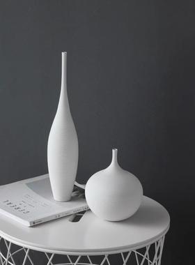 陶瓷花瓶客厅摆件插花轻奢高级感玄关家居饰品意式极简艺术花器
