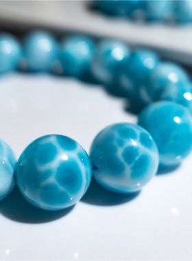 极速海纹石吊坠天然海纹石v手串海纹石单珠拉利玛石拉利玛海纹石