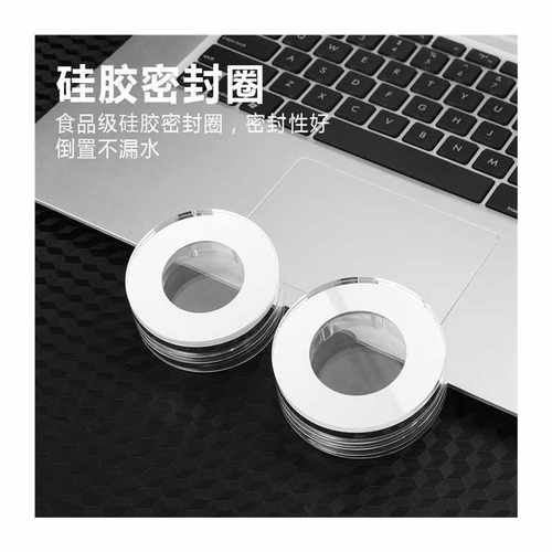 极速高山流水玻璃杯盖q配件通用透明密封圈双层水晶玻璃杯盖食用 - 图3