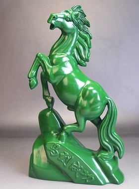 极速木雕马摆件实木生肖马u到成功绿色家居书房办公桌面装饰木头