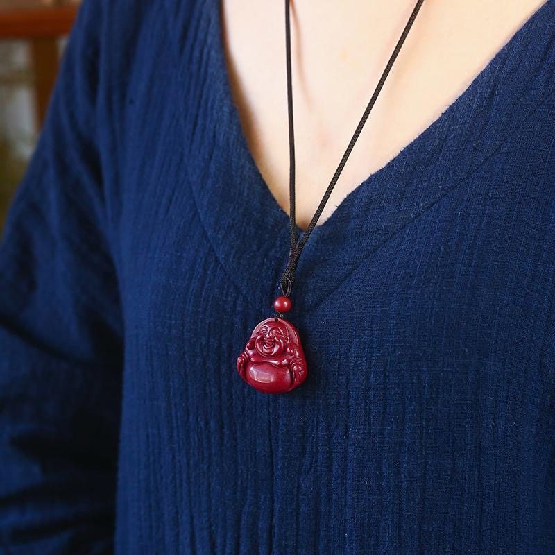极速天然朱砂属兔大肚弥勒佛吊坠女款本命L年笑佛观音项链紫金砂,淘宝优惠券,粉丝福利购,淘宝优惠卷