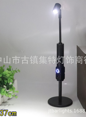 led充电酒吧台灯触摸高杆台灯餐厅咖啡厅清吧金属小夜灯发光桌灯