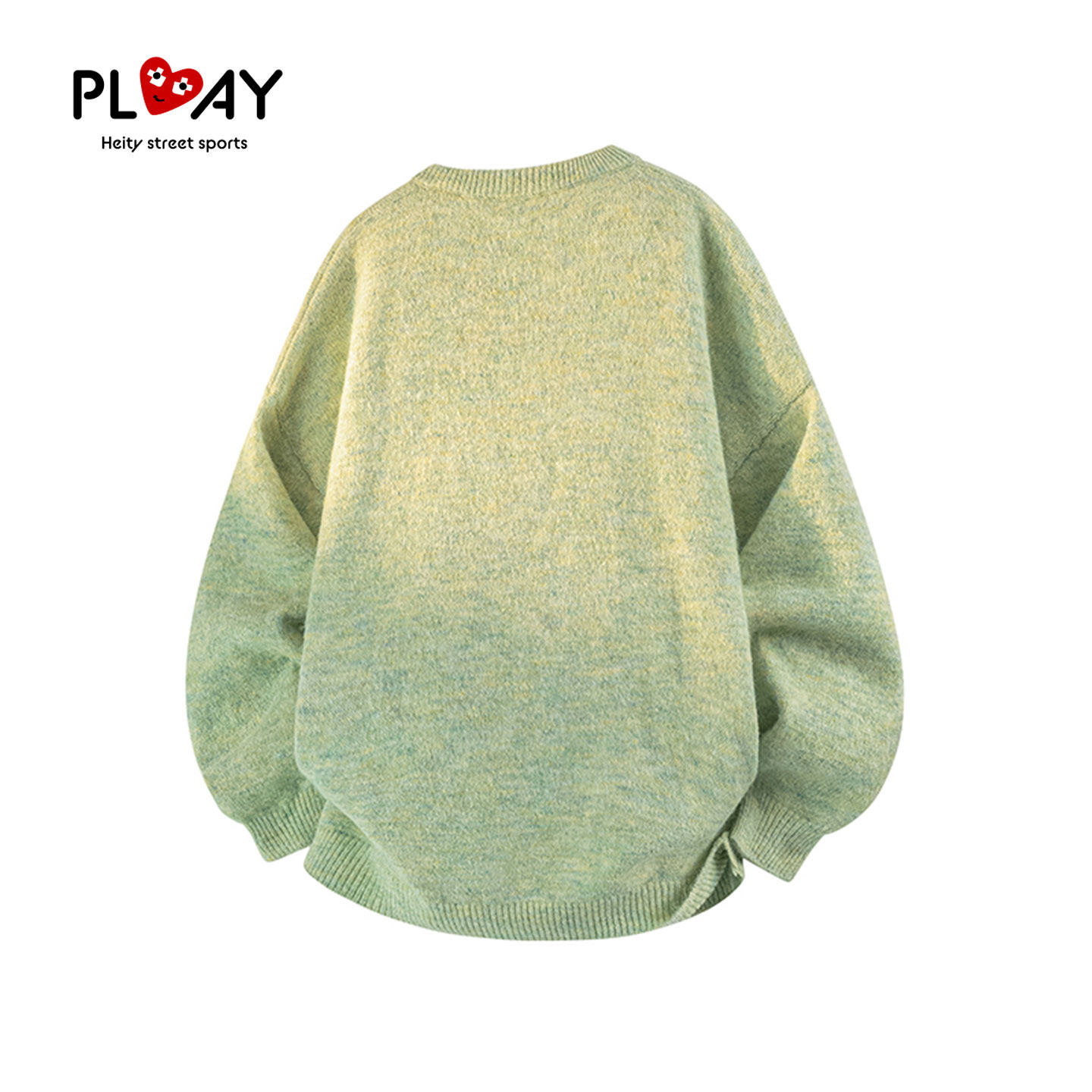 PLAY HEITY 官方针织衫秋冬季男女情侣款宽松慵懒风纽扣领毛线衣,淘宝优惠券,粉丝福利购,淘宝优惠卷