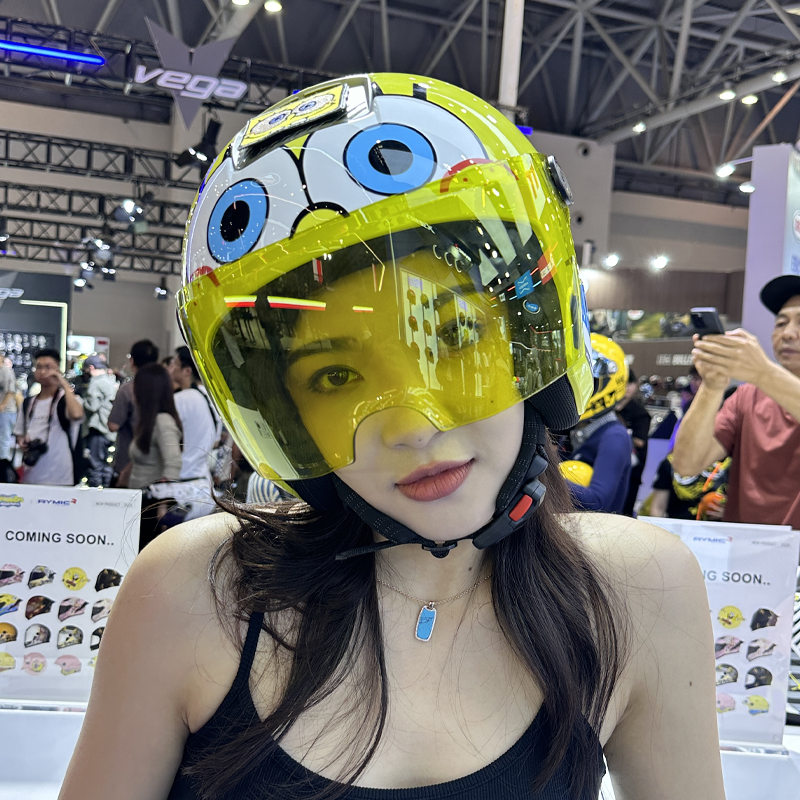 RYMIC睿觅NE02摩托车半盔电动车踏板复古盔四分之三头盔男女通用 - 图2