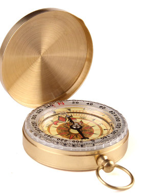 极速指南针户外罗盘便携多功能登山G大号车载指北针怀表式指南针