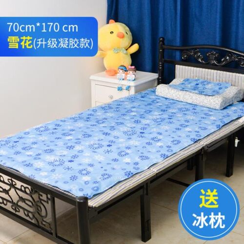 新品2023新品加厚防滑夏天冰垫床垫可折叠学生Q单双人寝室坐垫免 - 图0