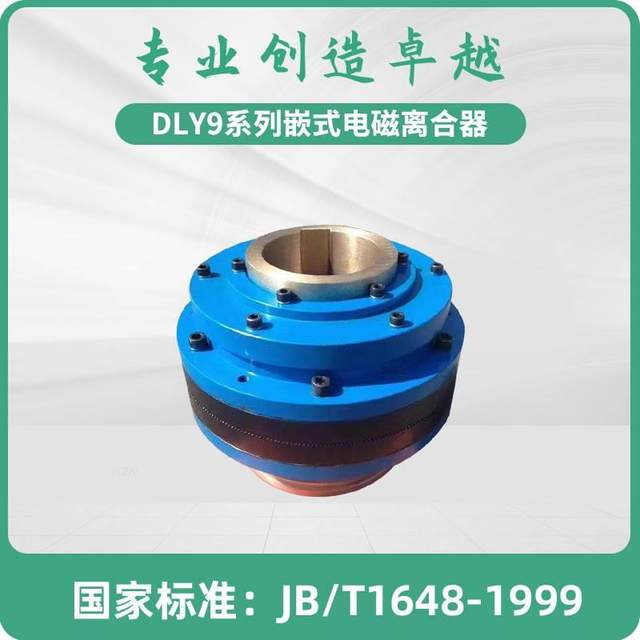 Large torque tooth embedded electromagnetic clutch DLY9-2500 Sanhe clutch Machine tool electrical DC110V